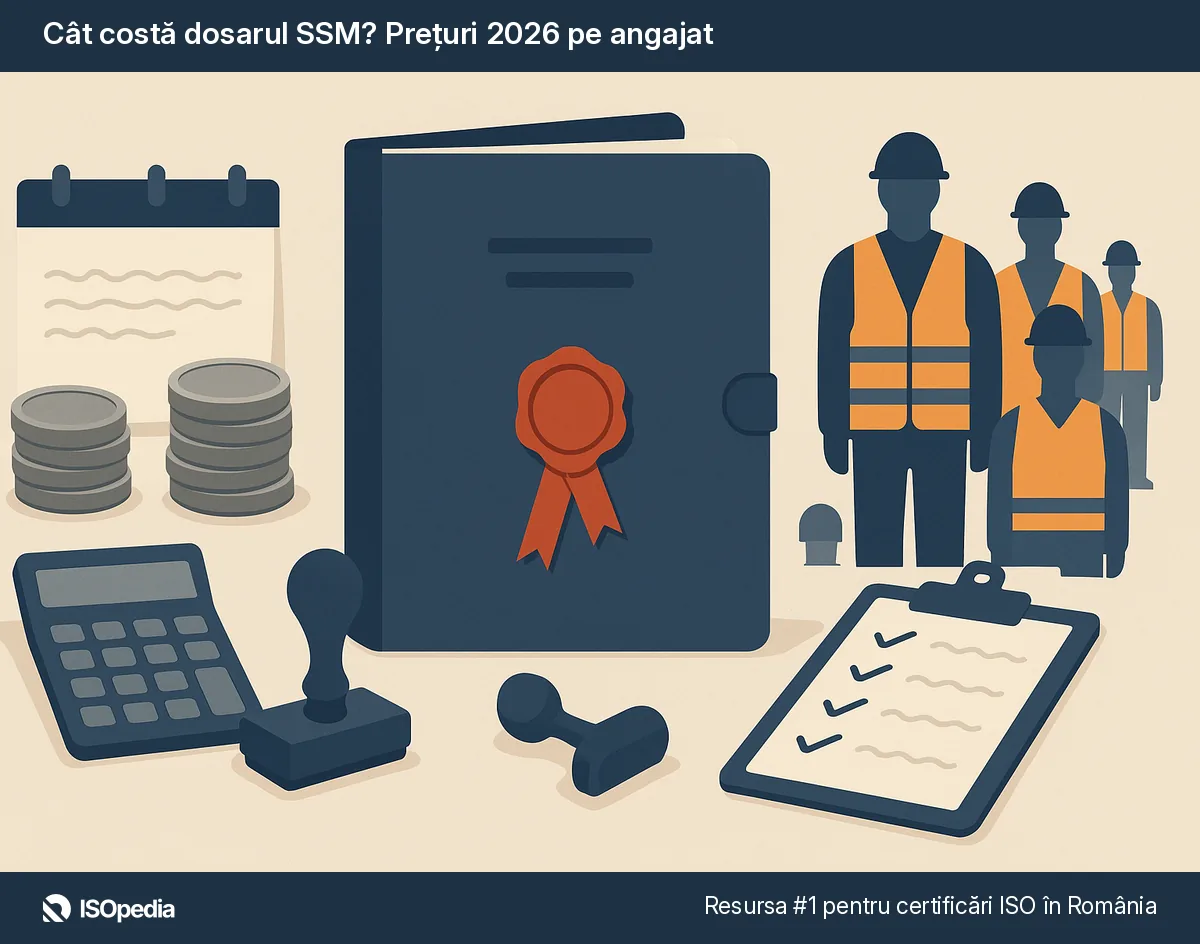 Cât costă dosarul SSM? Prețuri 2026 pe angajat