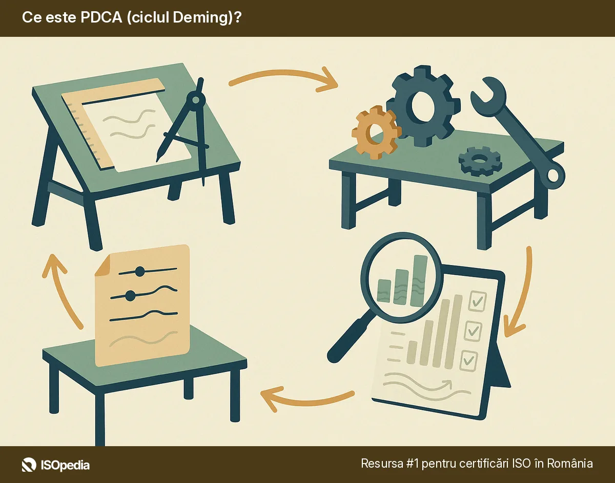 Ce este PDCA (ciclul Deming)?