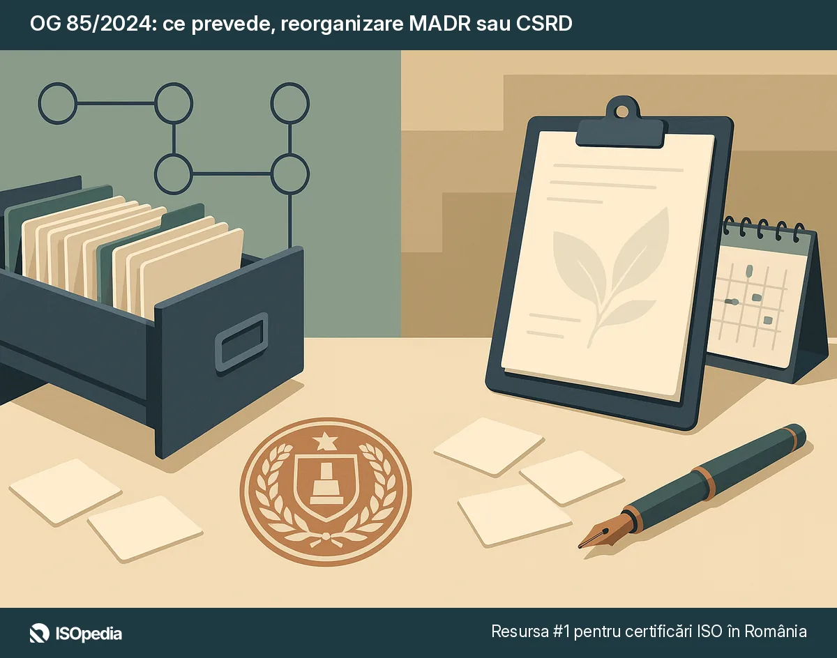 OG 85/2024: ce prevede, reorganizare MADR sau CSRD