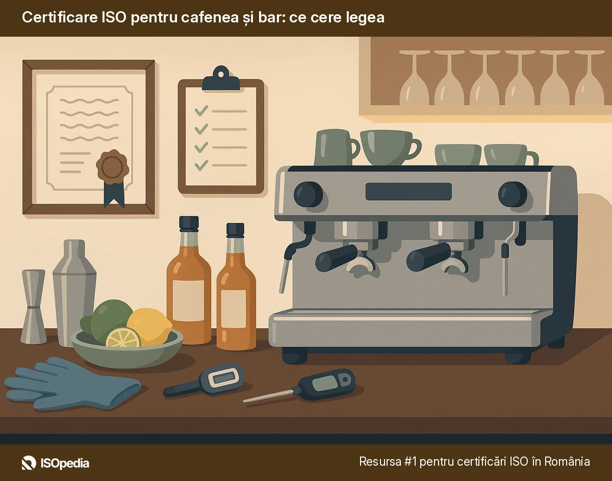 Certificare ISO pentru cafenea și bar: ce cere legea