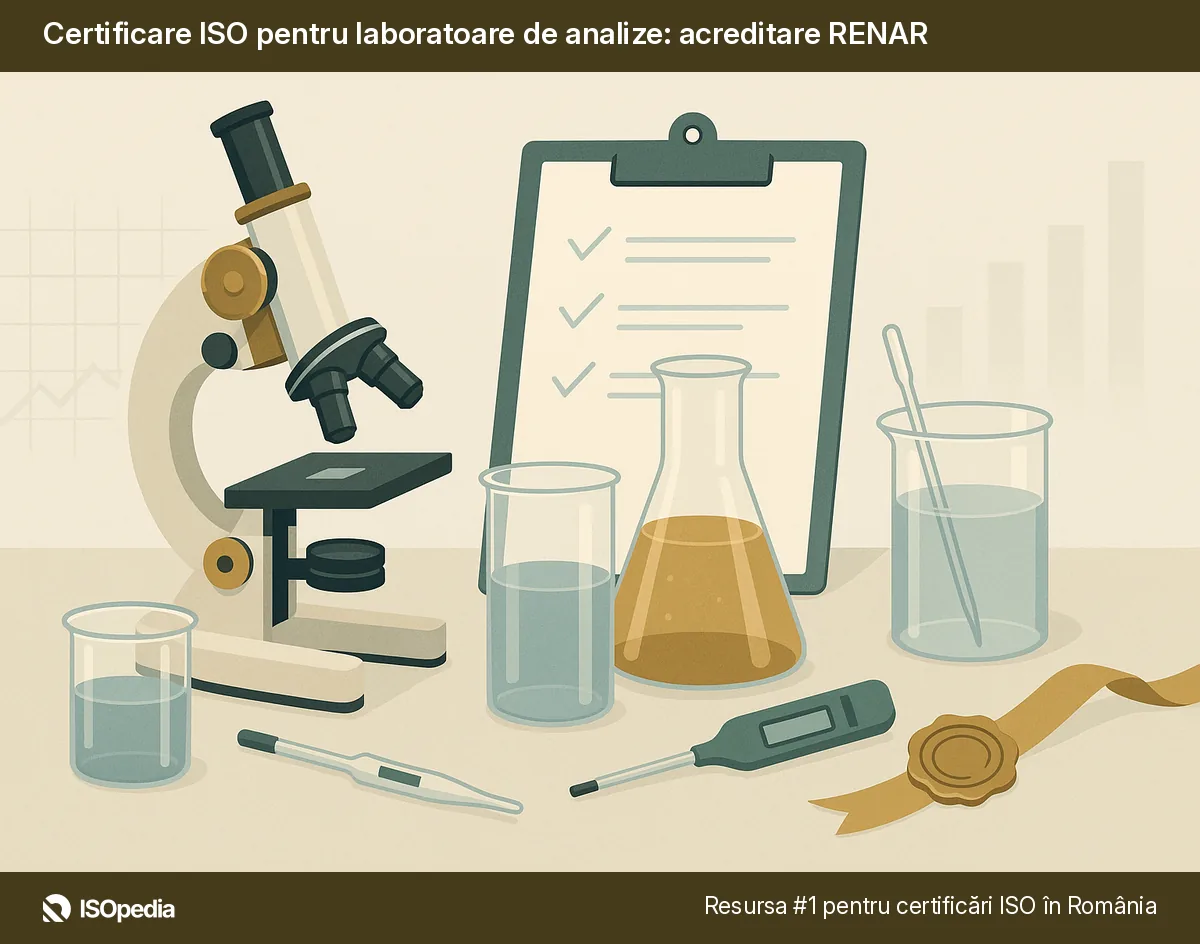 Certificare ISO pentru laboratoare de analize: acreditare RENAR