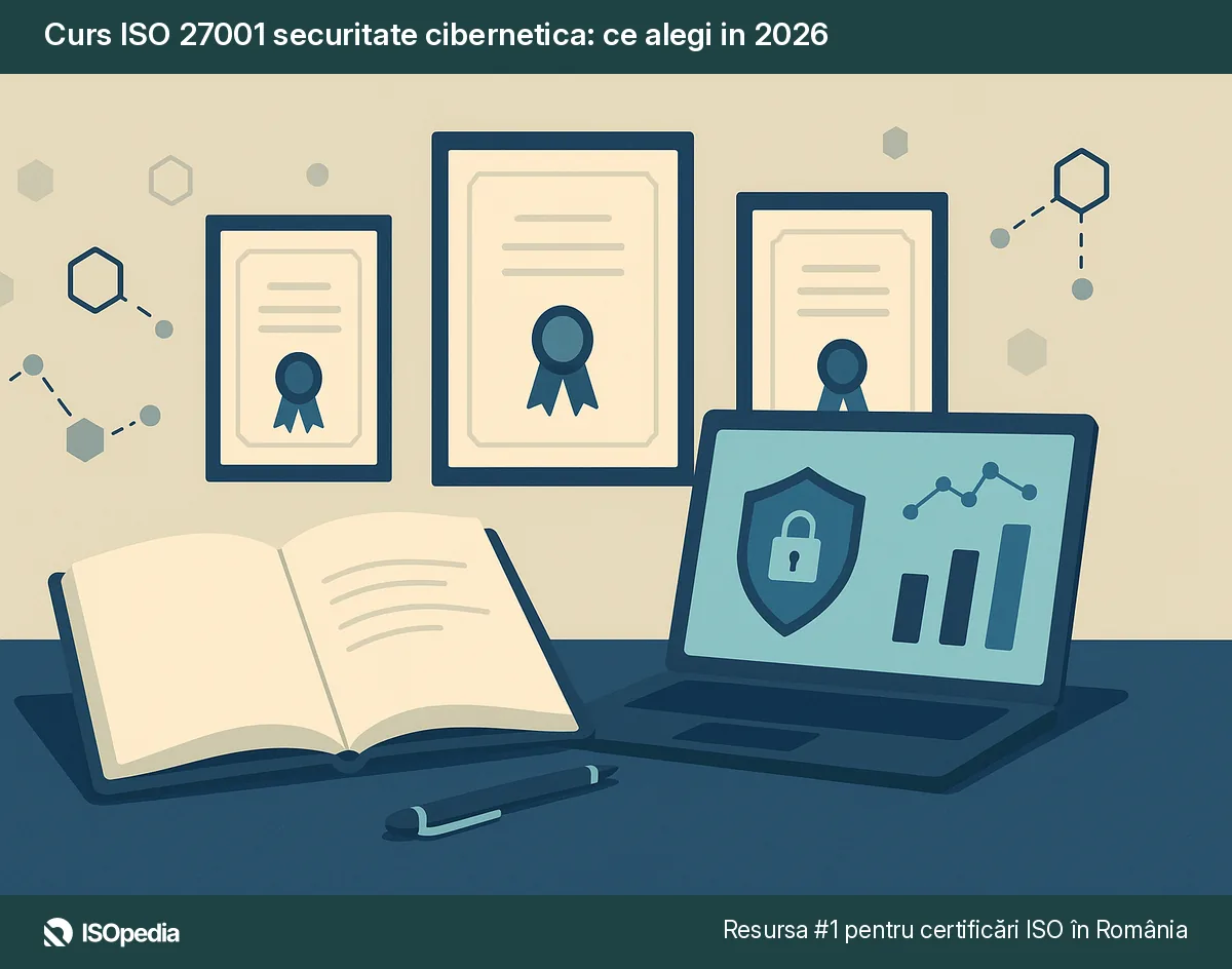 Curs ISO 27001 securitate cibernetica: ce alegi in 2026