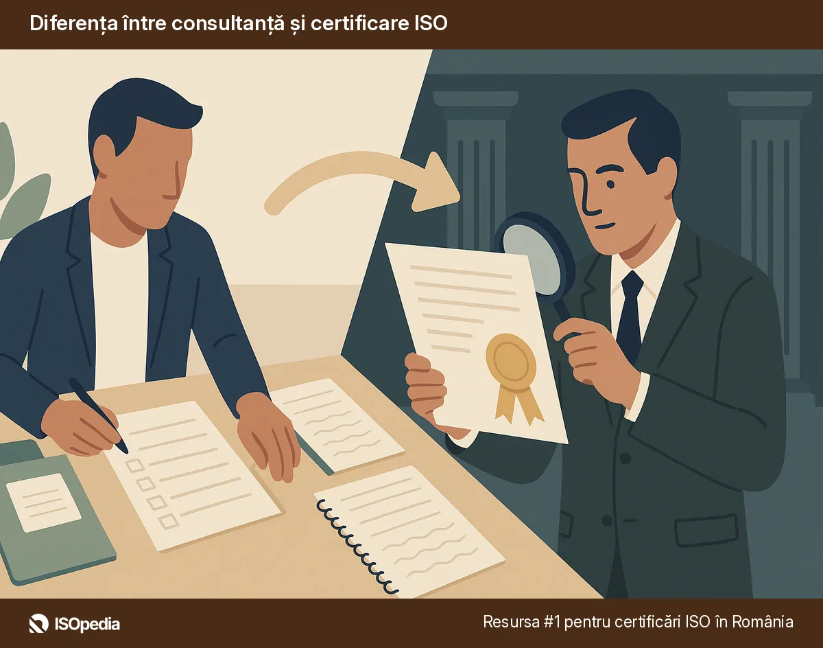 Diferența între consultanță și certificare ISO