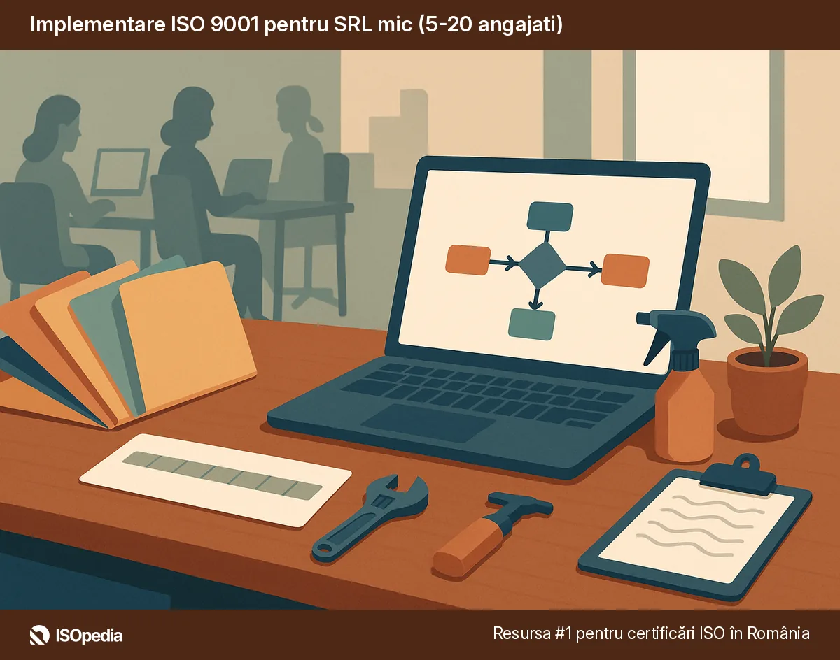 Implementare ISO 9001 pentru SRL mic (5-20 angajati)