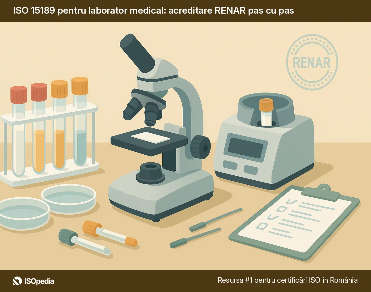 ISO 15189 pentru laborator medical: acreditare RENAR pas cu pas