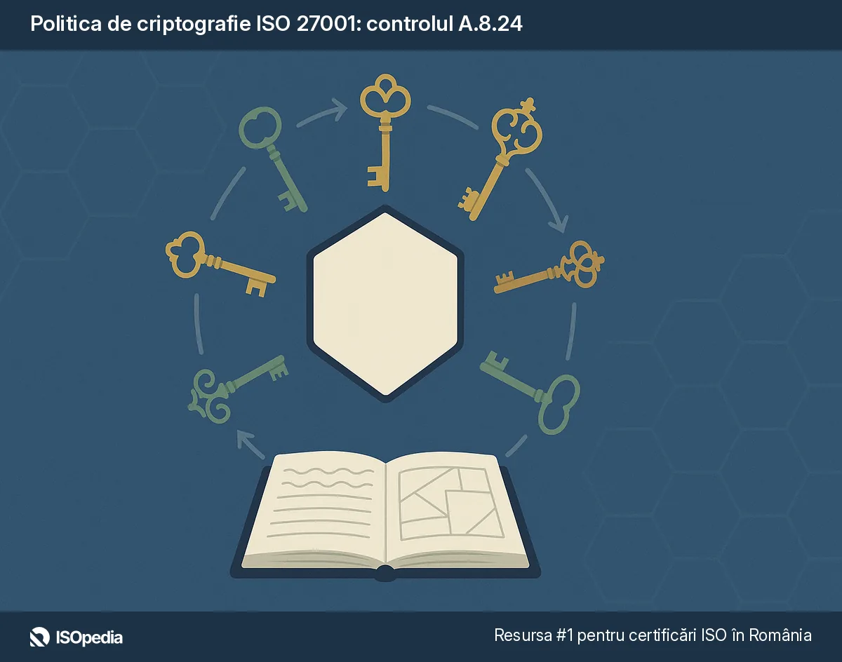 Politica de criptografie ISO 27001: controlul A.8.24