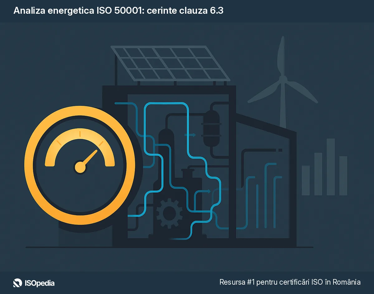 Analiza energetica ISO 50001: cerinte clauza 6.3