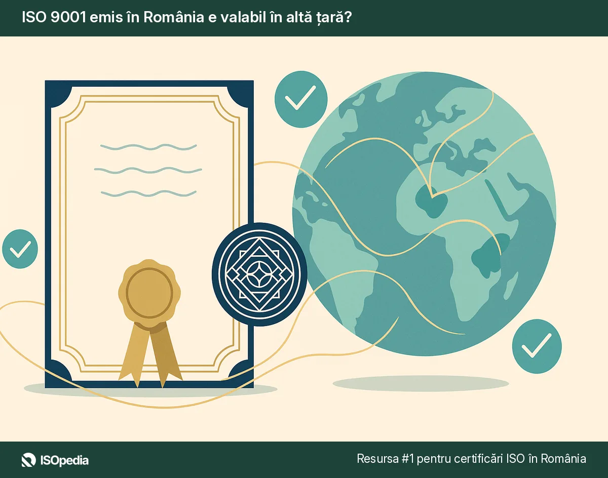 ISO 9001 emis în România e valabil în altă țară?